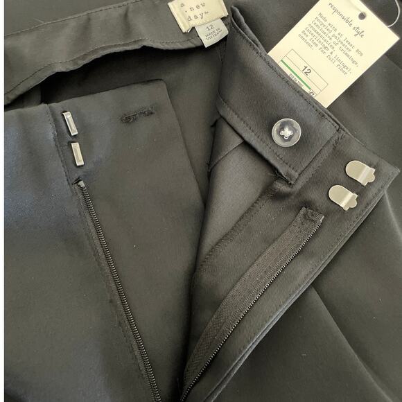 High Rise Tapered Ankle Tailored Satin Trousers - A New Day 12 - Picture 7 of 9